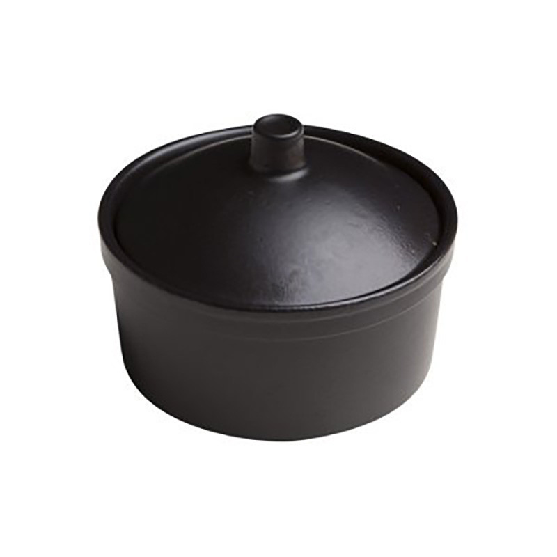 CERÁMICA COCOTTE NEGRA 12cm CAJA 1/18